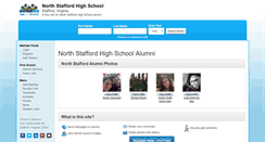 Desktop Screenshot of northstaffordhighschool.org