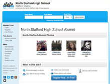 Tablet Screenshot of northstaffordhighschool.org